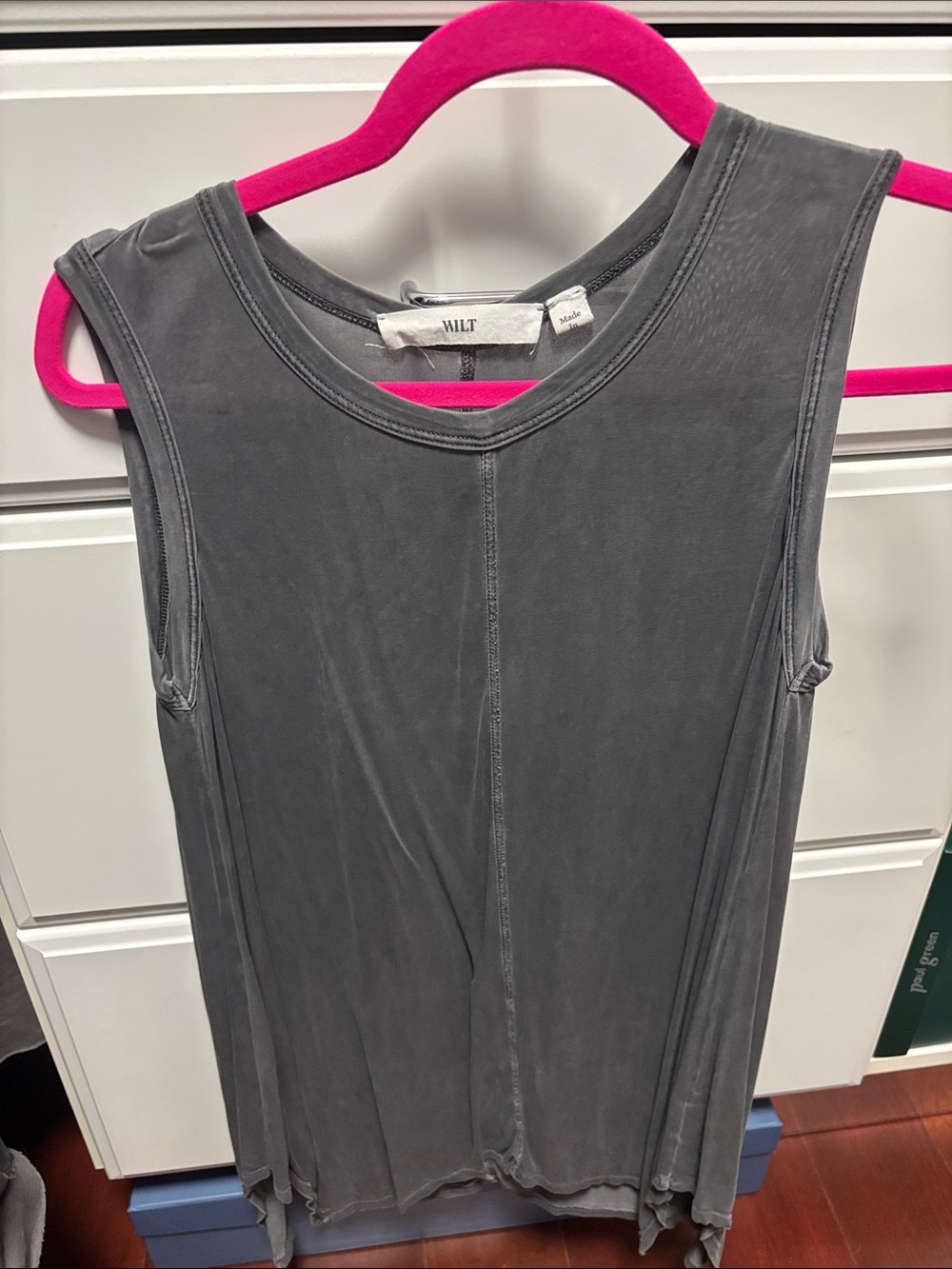 Wilt Washed Charcoal Tank
